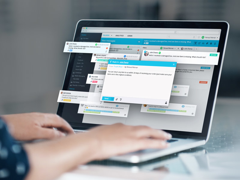 screenshot of RingCentral Engage Digital